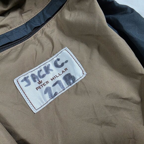 Peter Millar Mens Large Black Lightweight Full Zip Jacket Outdoors Casual - Picture 5 of 11